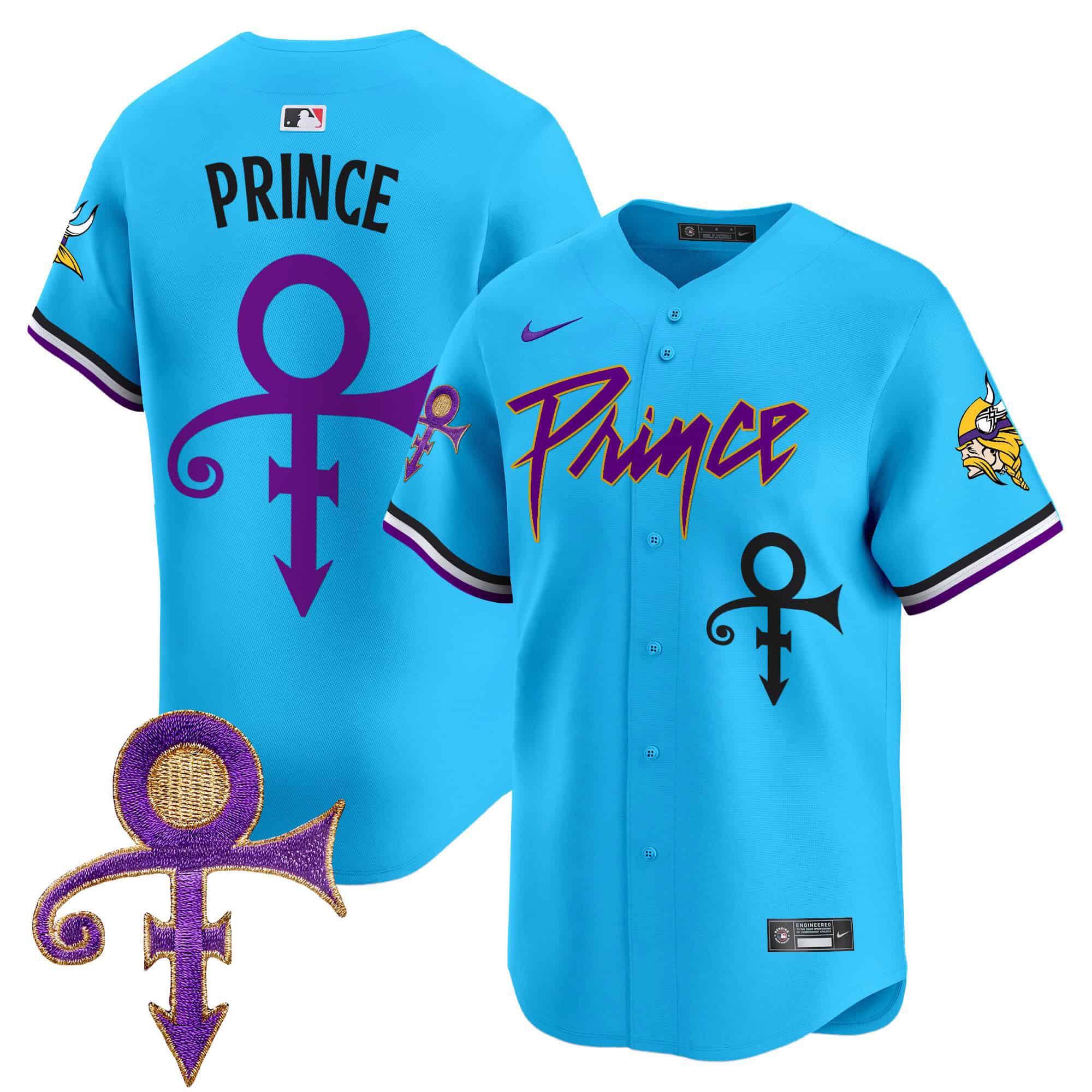 Men Minnesota Vikings Blank Light Blue 2024 Nike Prince Patch Vapor Premier Limited NFL Jersey->indianapolis colts->NFL Jersey